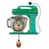 Allen Designs Vintage Green Mixer Clock 2 Allen Designs Vintage Green Mixer Clock