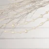Bethany Lowe New! Winter White Bead Garland