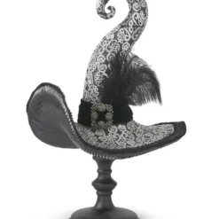 TheHolidayBarn.com New! Witch Hat On Pedestal