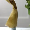 Dcuk Wooden Duck With Blue Welly Boots, Medium New! 2 Dcuk Wooden Duck With Blue Welly Boots, Medium New!